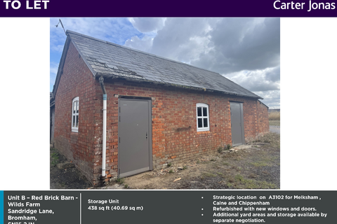 Industrial unit to rent, Sandridge Lane Bromham SN15 2JN