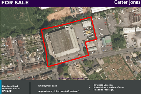 Land for sale, Radstock Rd Midsomer Norton BA3 2AD