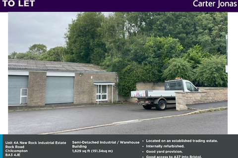 Industrial development to rent, New Rock Chilcompton BA3 4JE