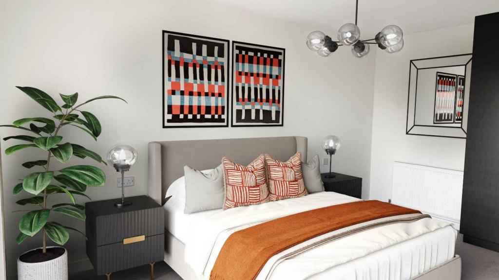 Spacious bedroom