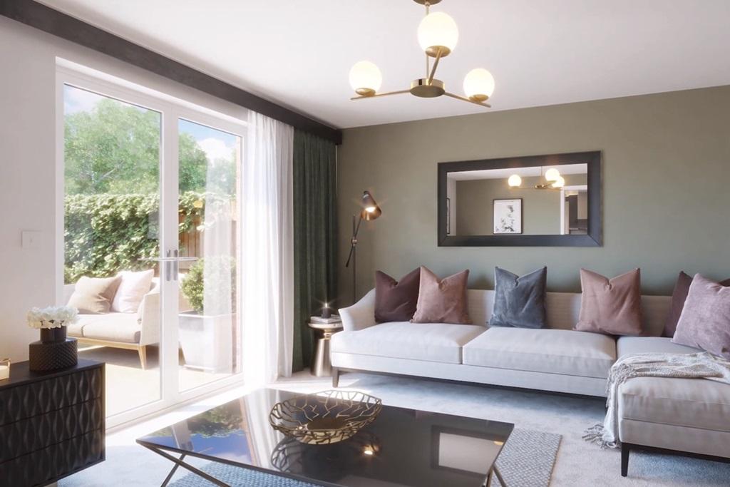 Large, open plan lounge