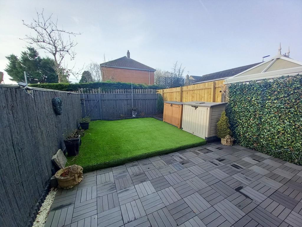 Rear garden