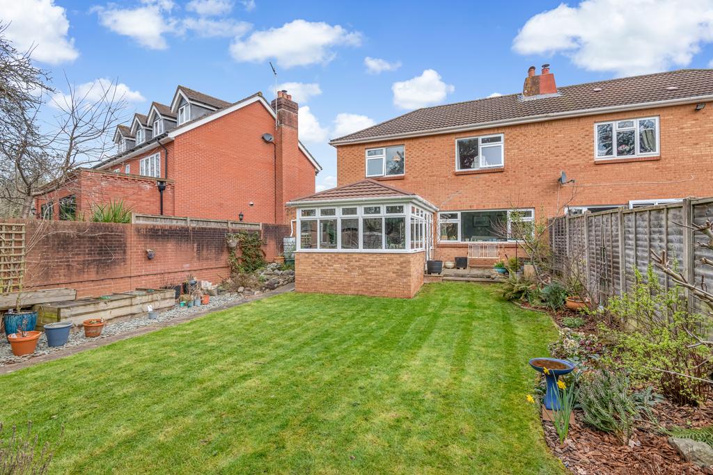 Rear of property