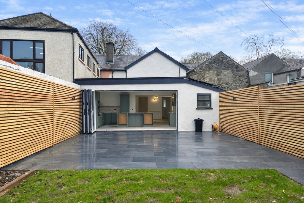 Rear of property