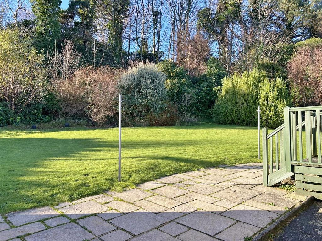 Rear patio area towards garden