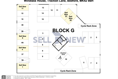 Parking for sale, Traction Lane, Bedford MK42