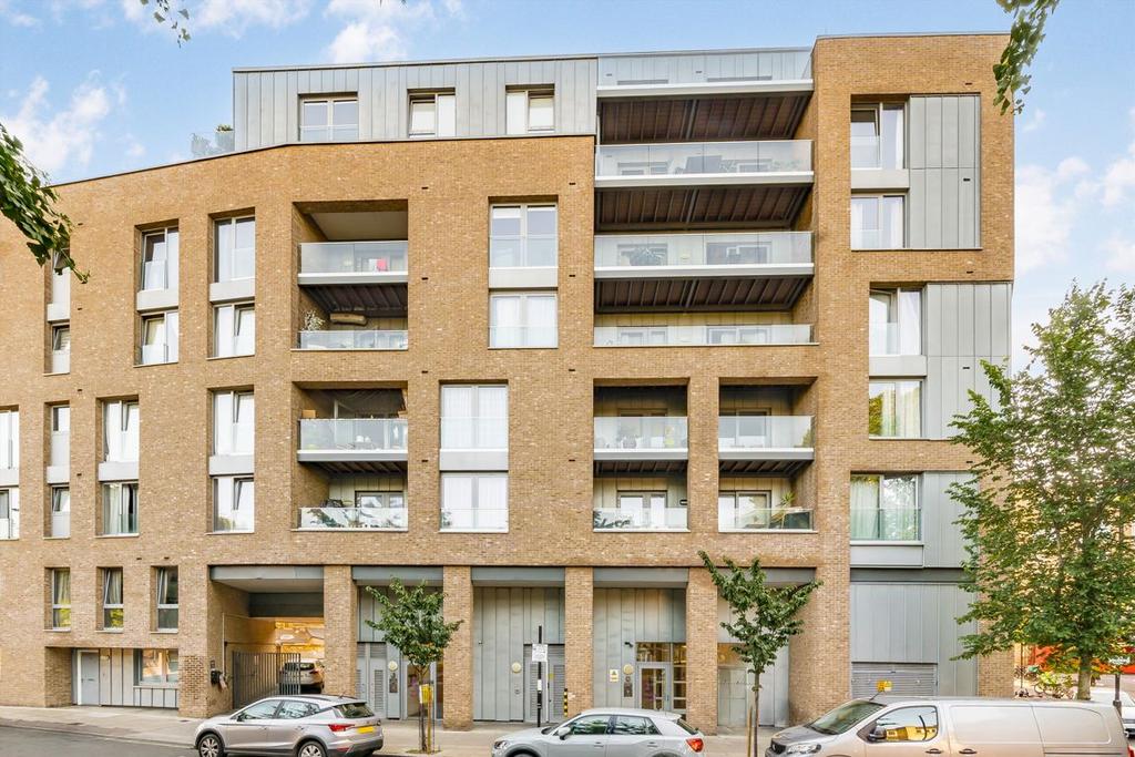 Apartment building facade, block of apartments