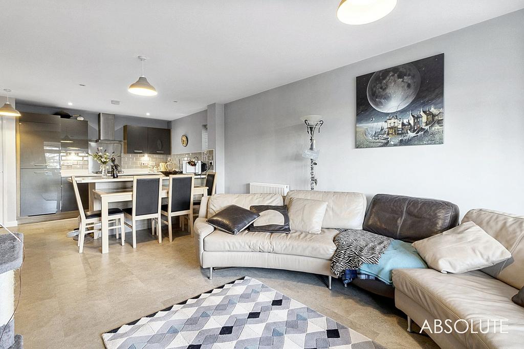 Open plan living room