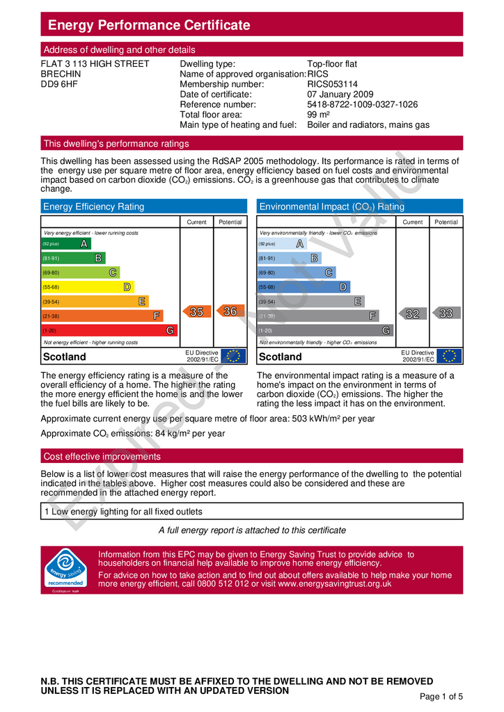 EPC Certificate