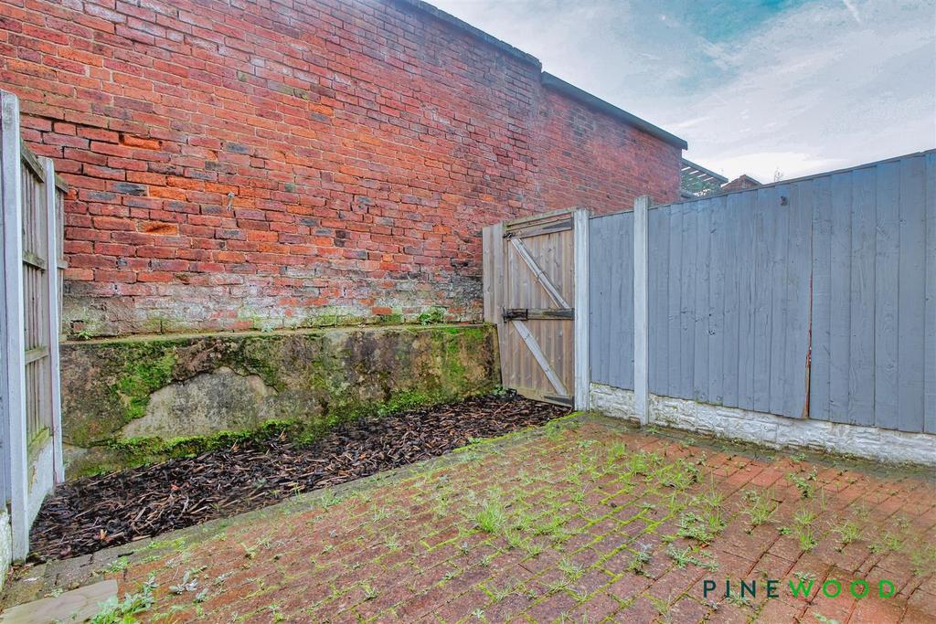 Rear courtyard