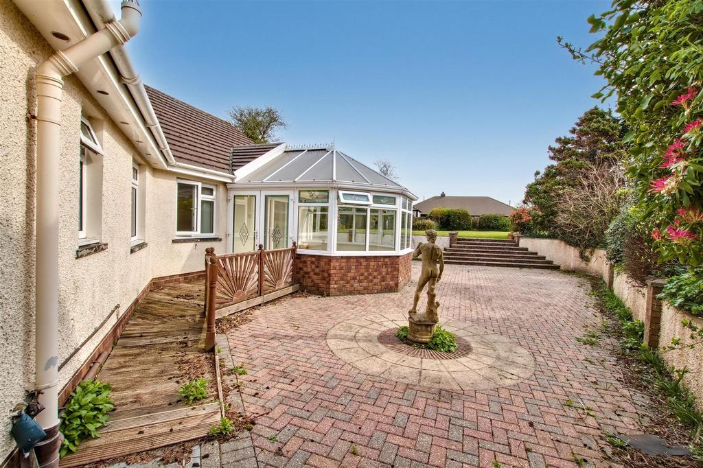 Rear patio