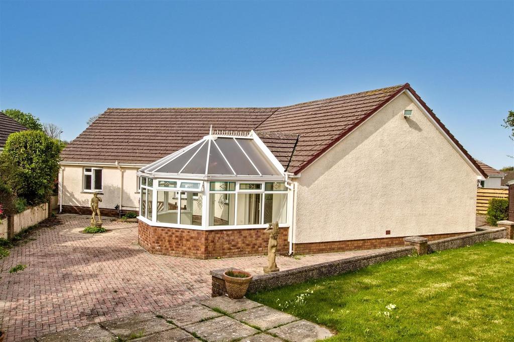 Rear of property