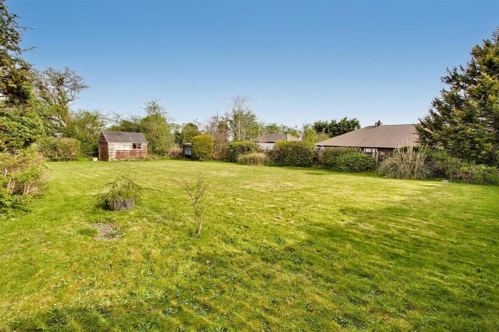 Rear lawn garden