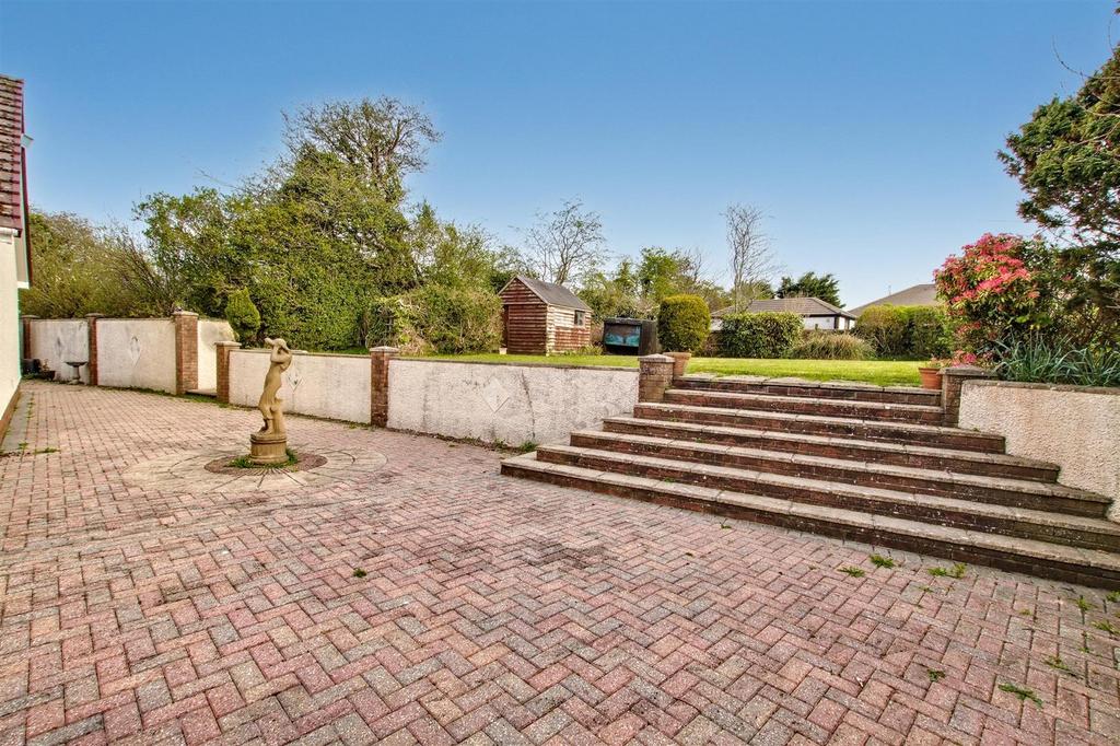 Rear patio
