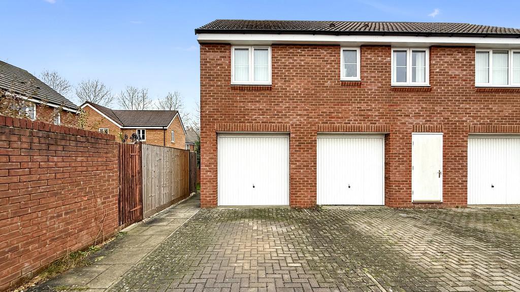Garage and driveway