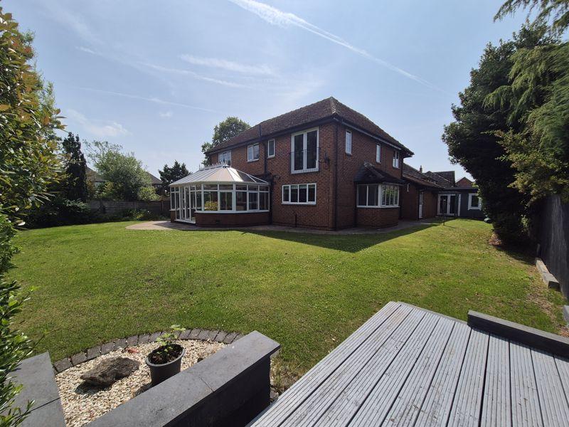 Rear of property