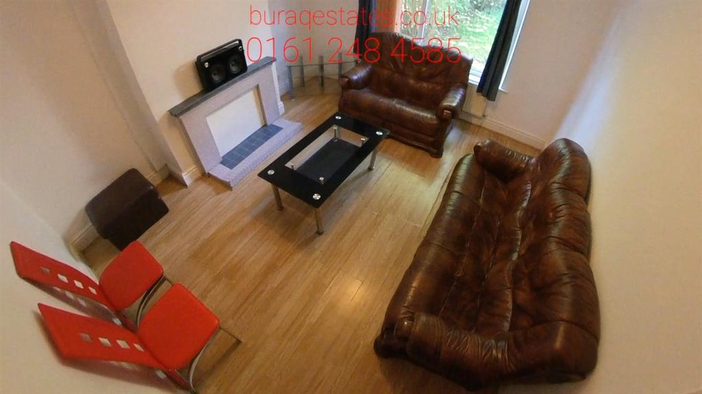 Bright, modern living room with wood flooring, ...