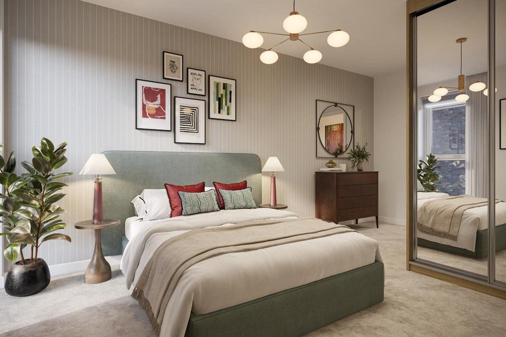 Elegant bedroom to retreat to