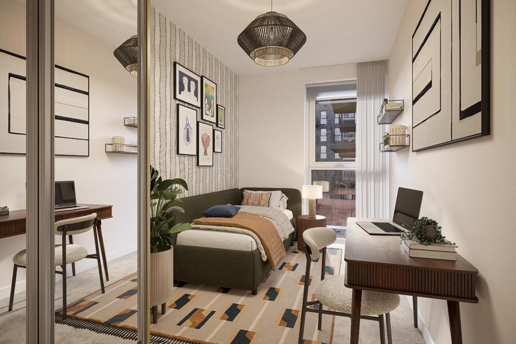 Bedroom 2 perfect as a guest room or study
