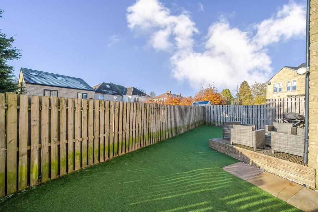 Side and rear garden
