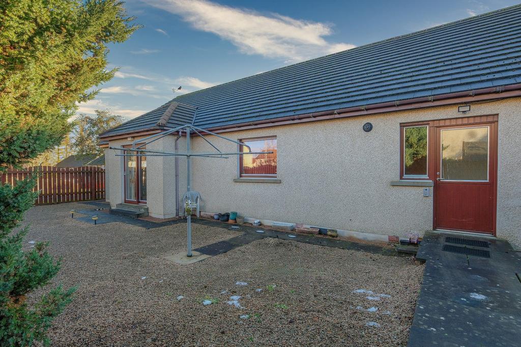 Rear of house