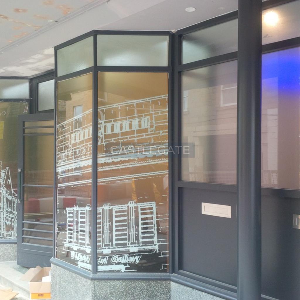 External shop front heritage graphics