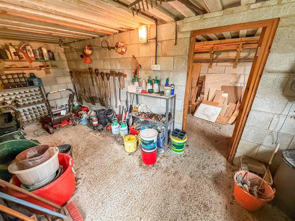 Workshop Below Garage