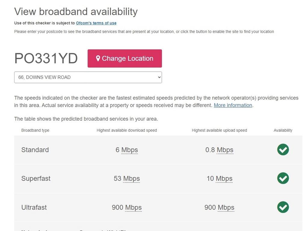Broadband Downs View