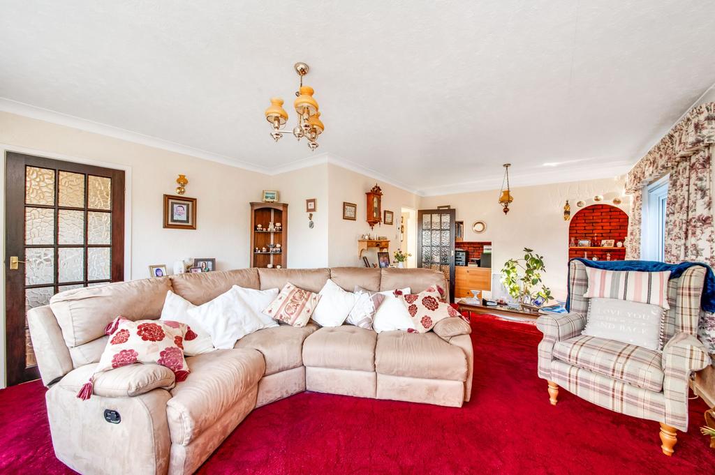 Open plan living dining room