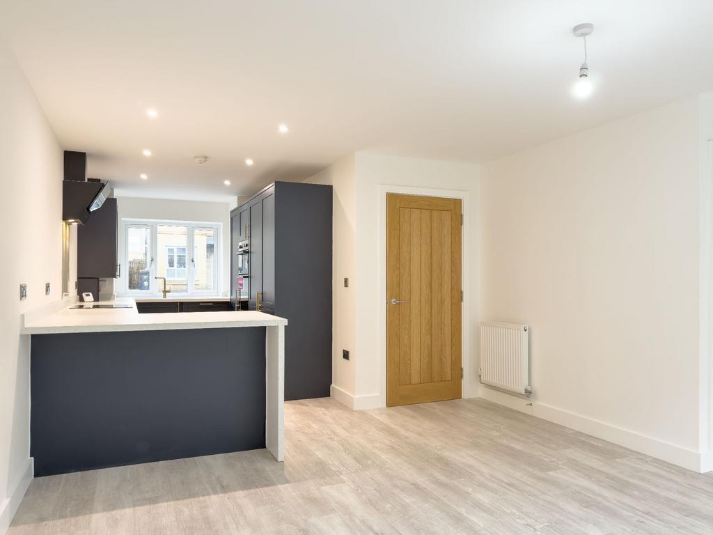 Lounge and kitchen