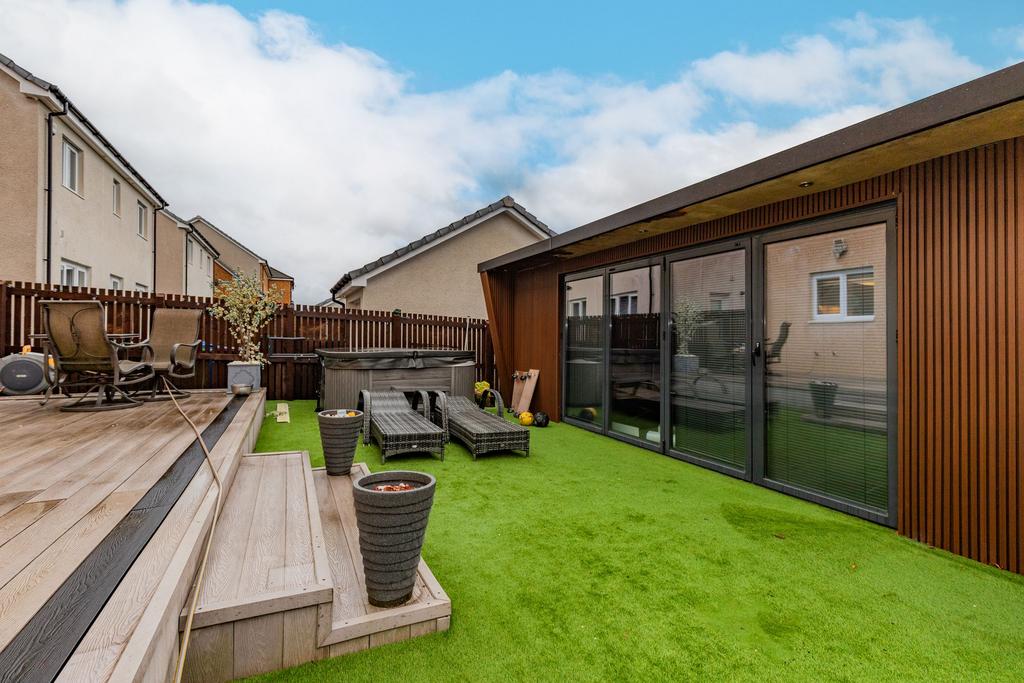 Rear garden
