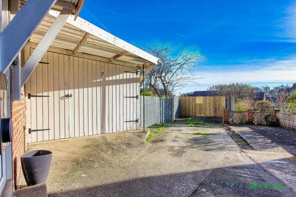 Driveway and garage/workshop
