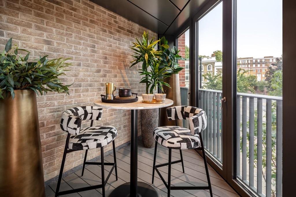 Winter garden for morning coffee or evening...