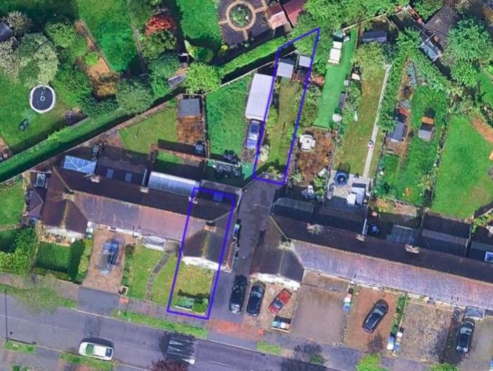 Satellite image showing Title Plan