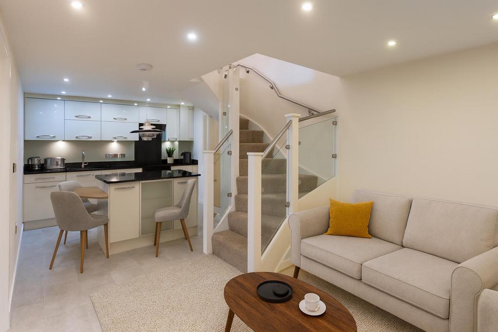 Kitchen Living Room CGI