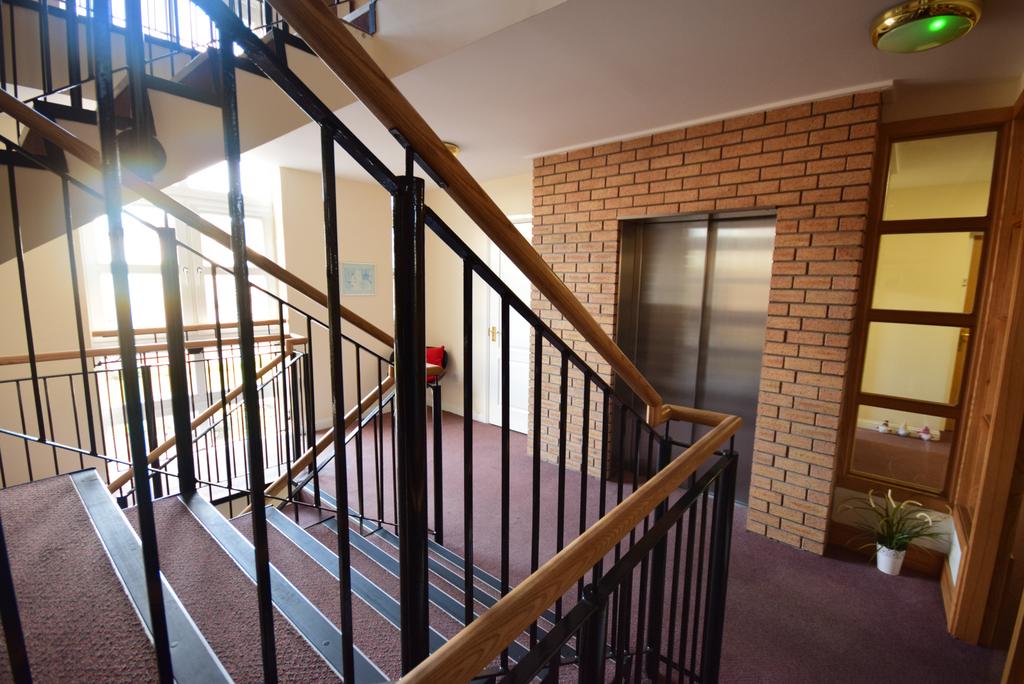 Communal hallway and lift