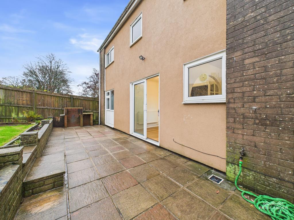 Rear patio