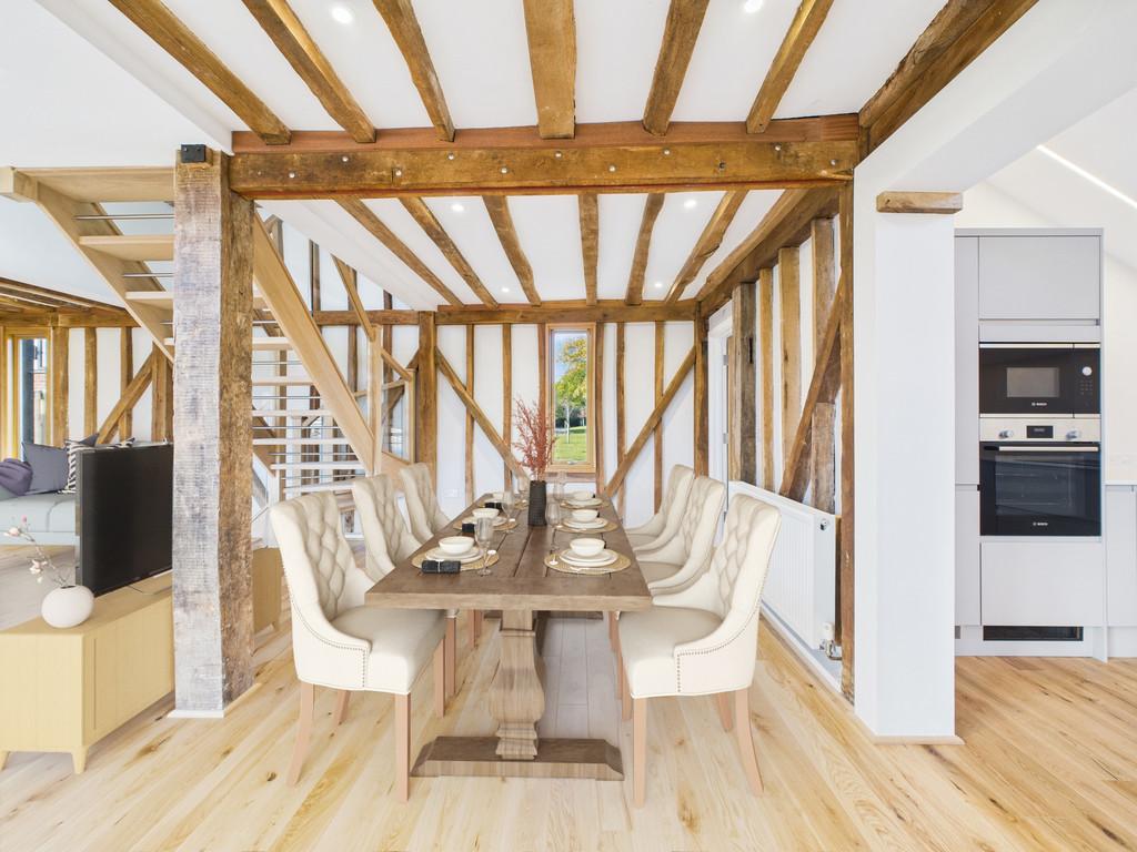 Dining Area staged