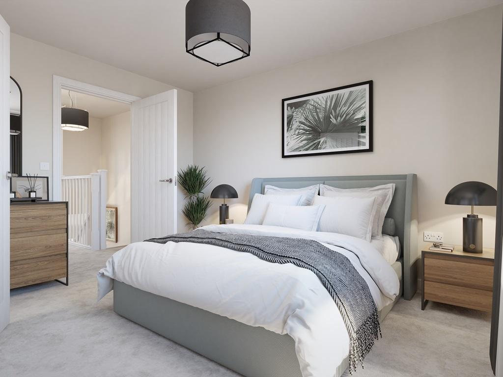 The Beaford&#39;s main bedroom is a blank canvas,...