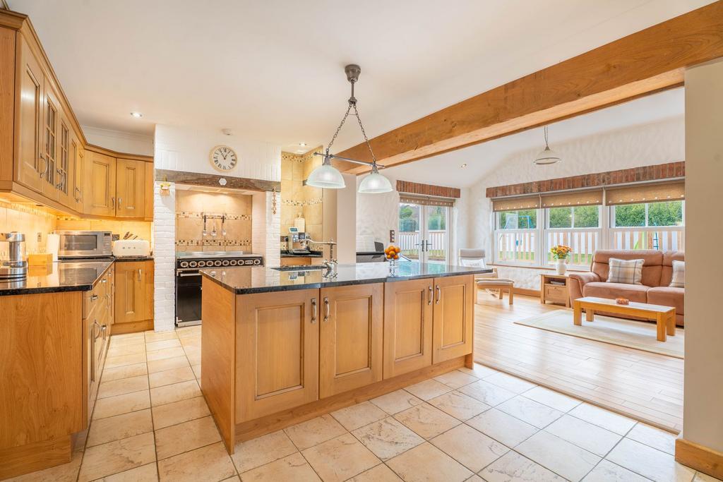 Kitchen into South Facing Sun Room