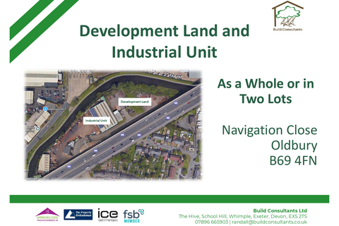 Land to rent, Navigation Close Oldbury B69 4FN