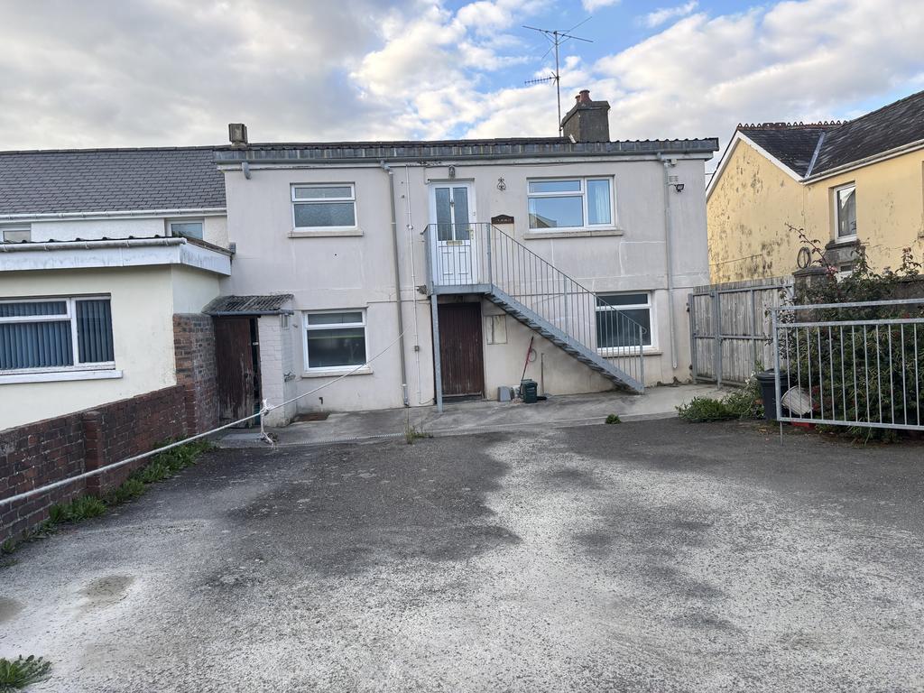 Rear of property