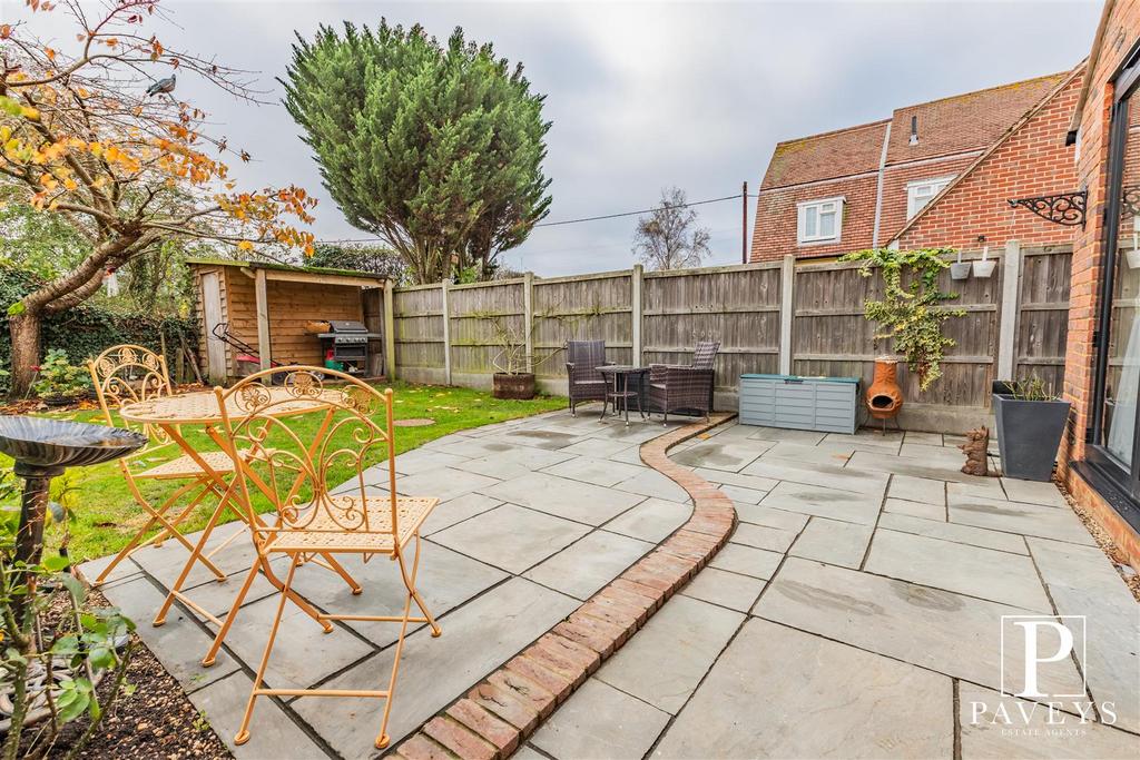 Rear garden