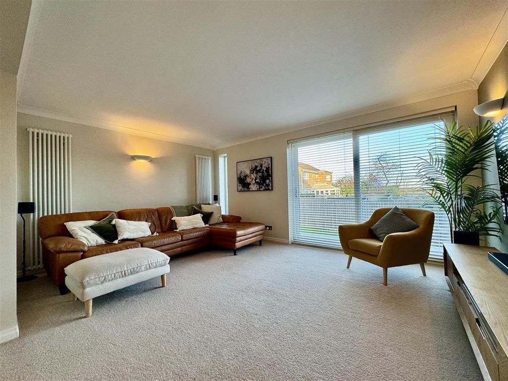 Open plan living dining room