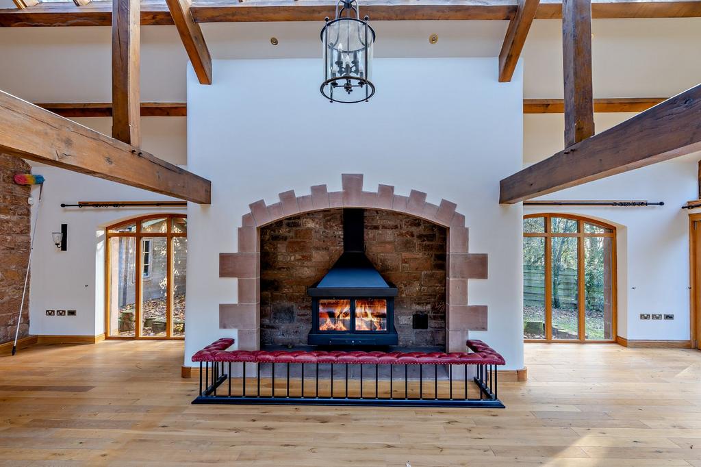 Sun Room Fireplace