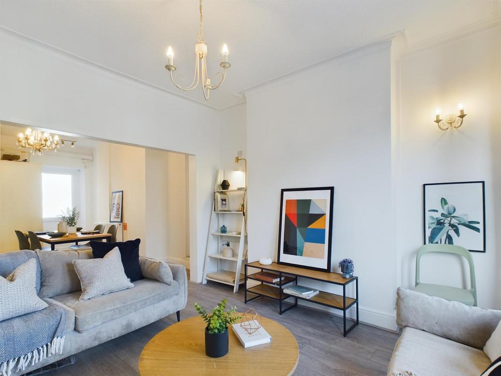 A spacious and bright modern living room, perfe...