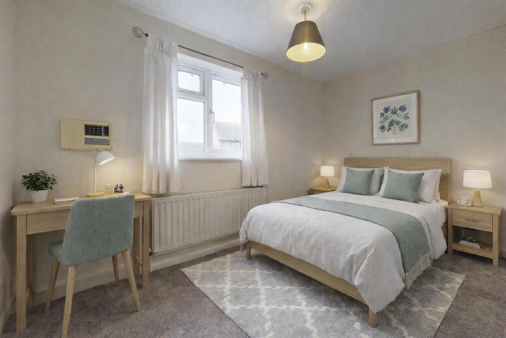 Bedroom 2 *digitally staged*