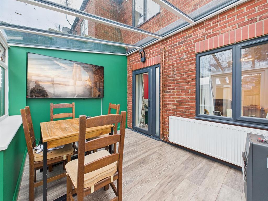 Upvc conservatory: