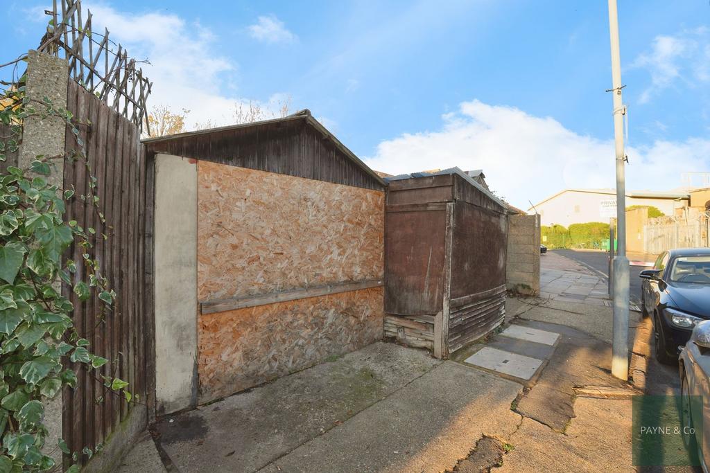 Three outbuildings/garages
