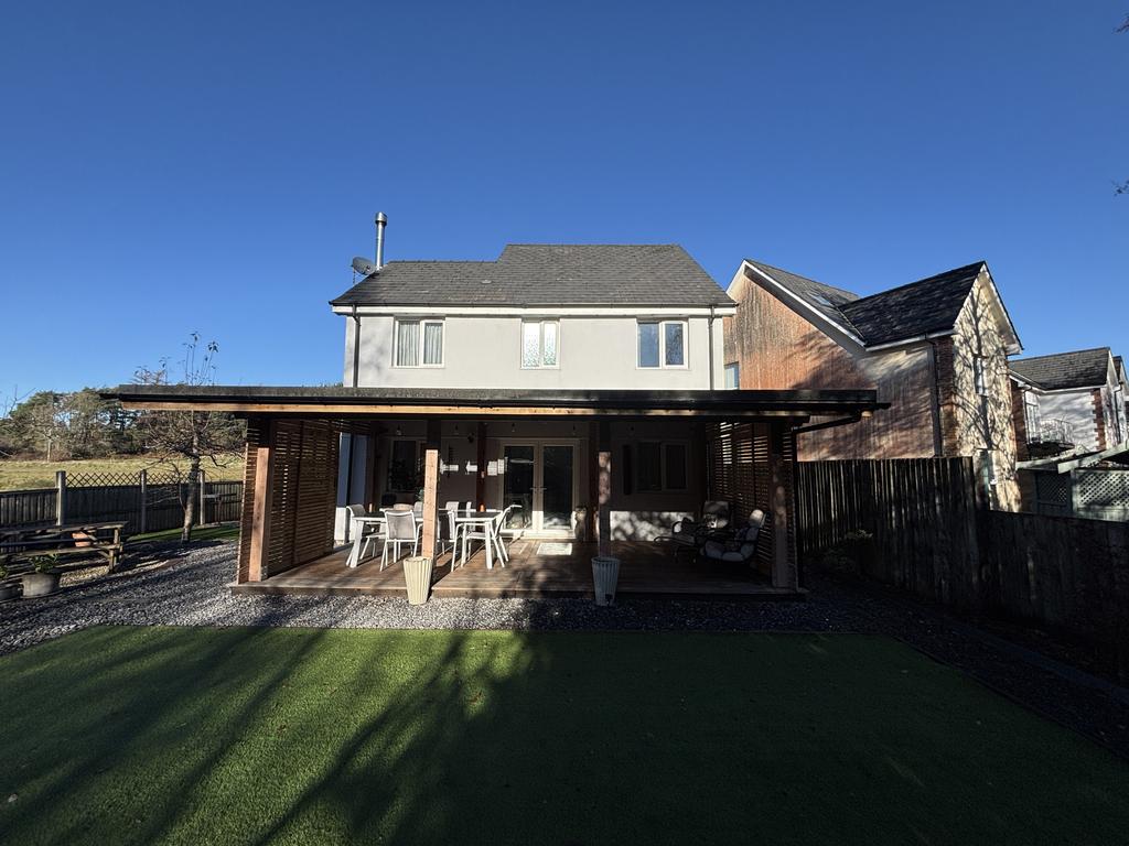 Rear of property